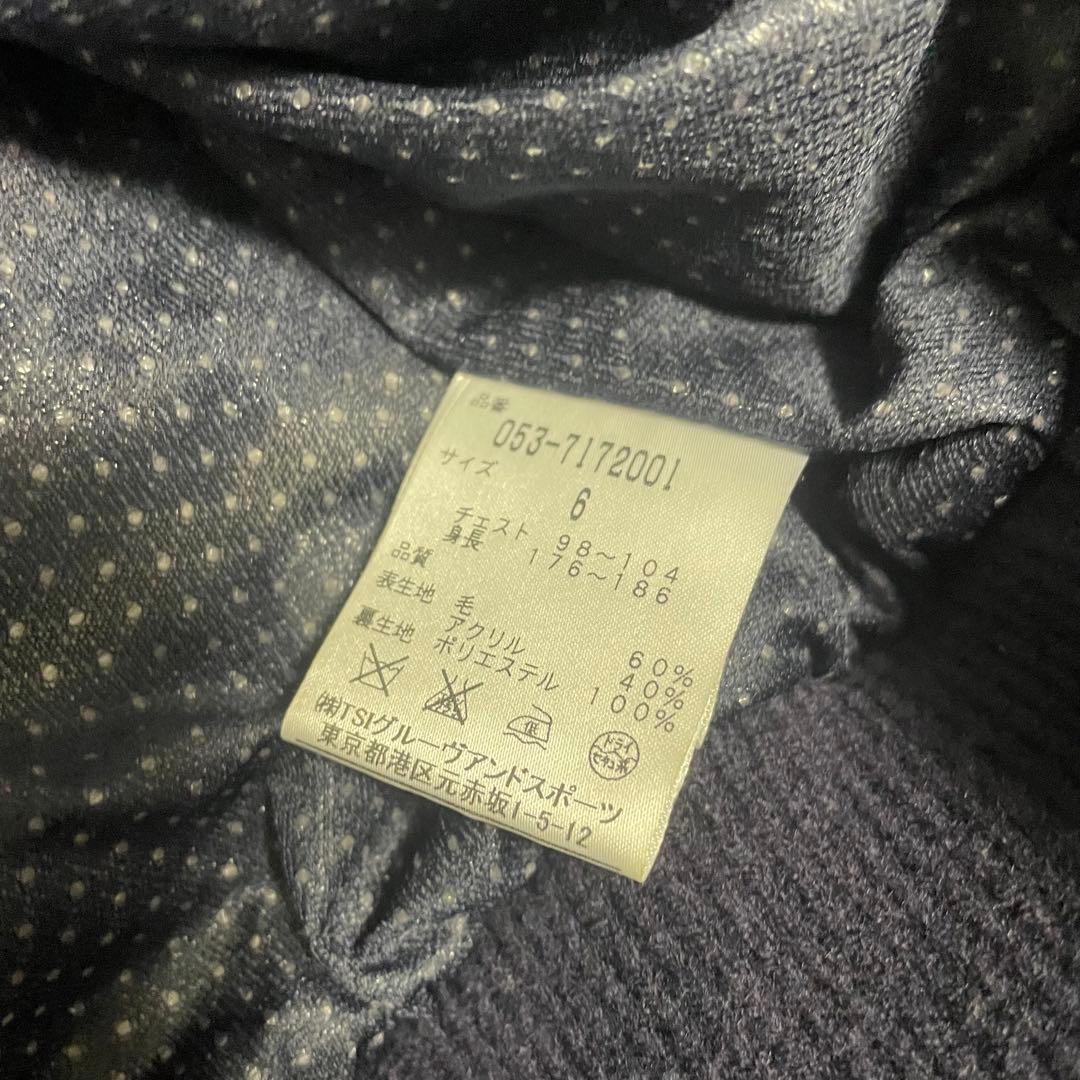 パーリーゲイツ　ジャケット　サイズ6 ニット　セーターブルゾン　フルジップ