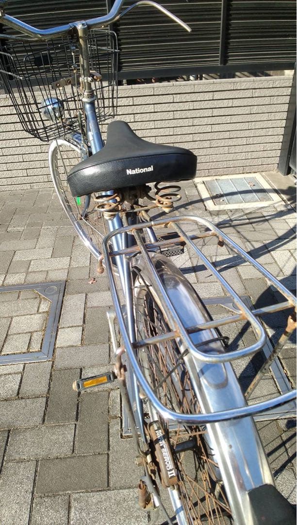 National ビンテージサイクル 前バスケット付き