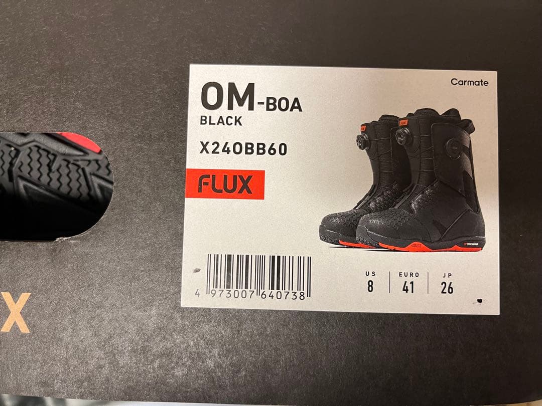 FLUX OM-BOA ブラック 26cm