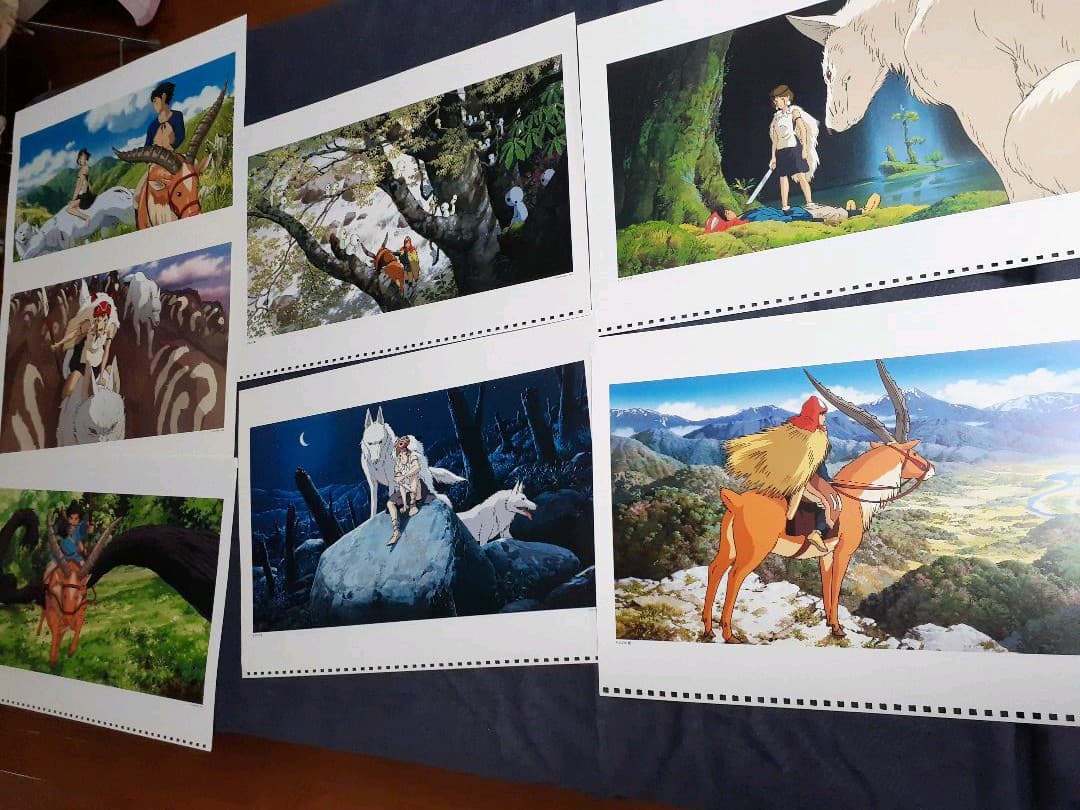 ️【10】もののけ姫　　ジブリカレンダーGBL【生きろ】　収集完了