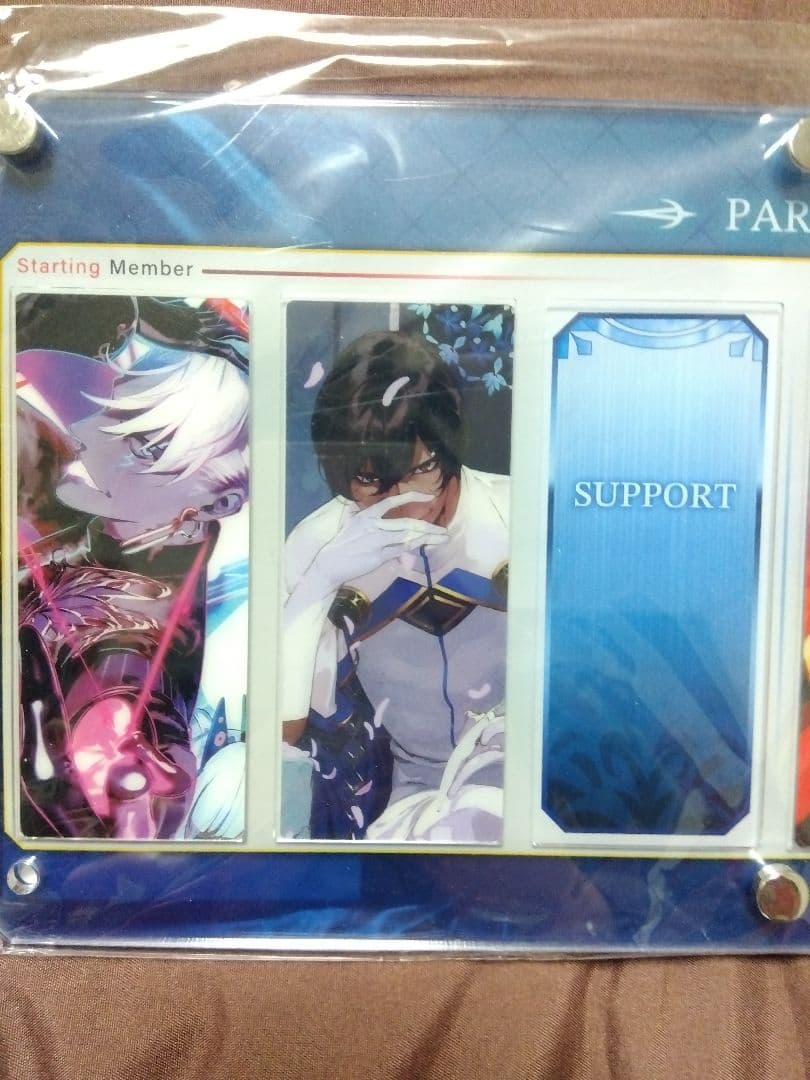 FGO 最終再臨展 編成画面風カード7種（インドラ他）&ディスプレイスタンド