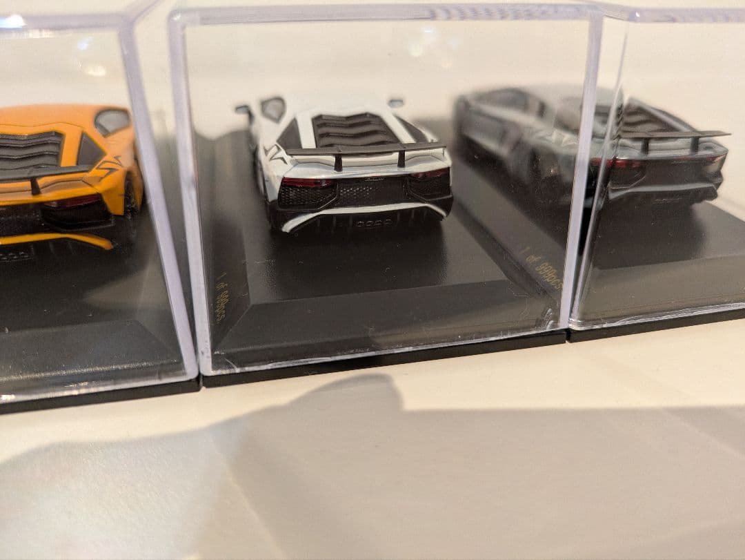 京商 1/64 ランボルギーニ アヴェンタドール SV 4台セット
