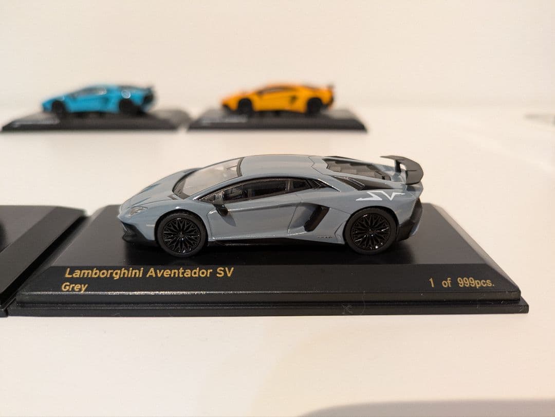京商 1/64 ランボルギーニ アヴェンタドール SV 4台セット