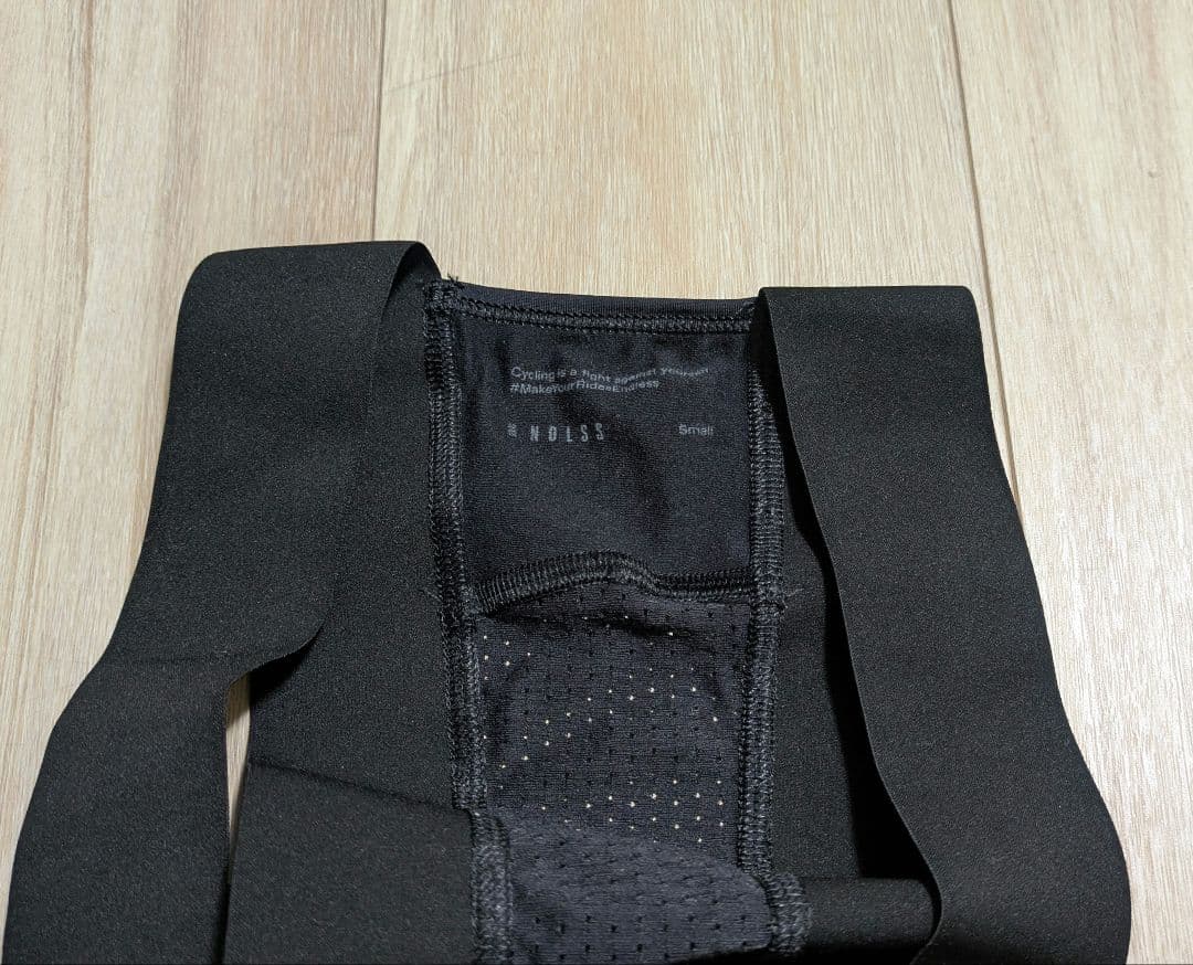 美品 NDLSS Mens Thermal Bib Shorts S Black
