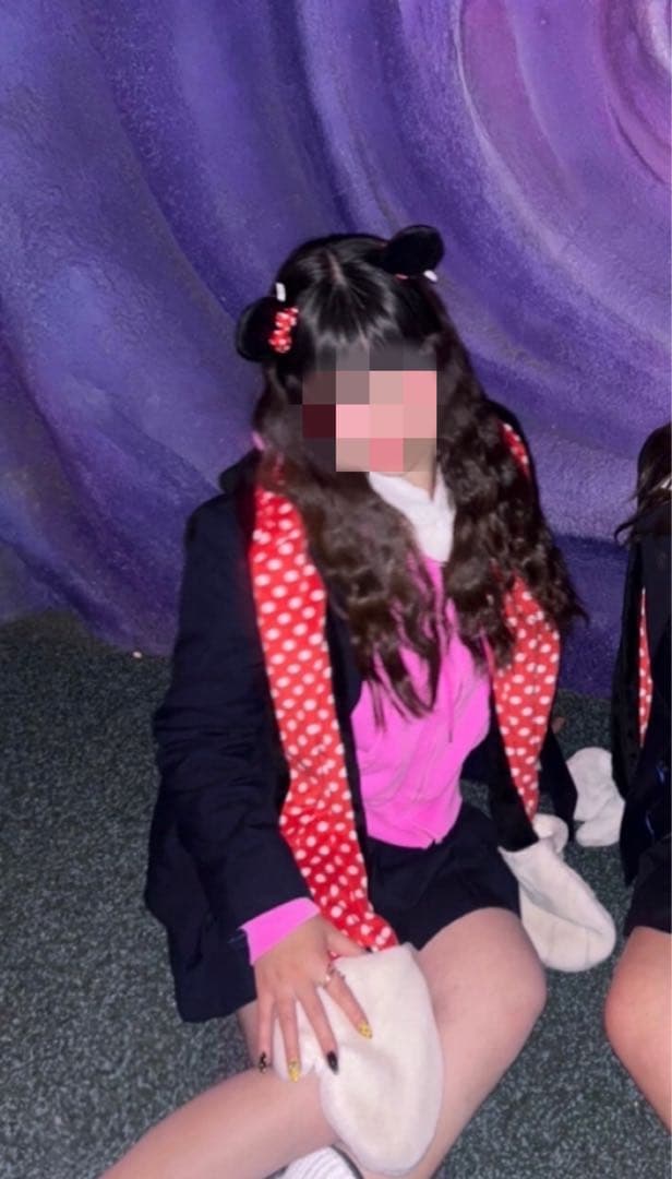 ディズニー ミニーマフラーキャップ ファンキャップ