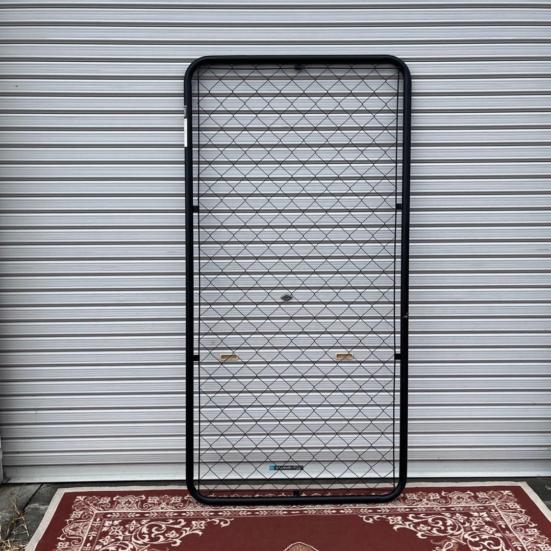 アメリカンフェンス 3枚◾️黒ブラック180cm x 90cm ガレージインテリア