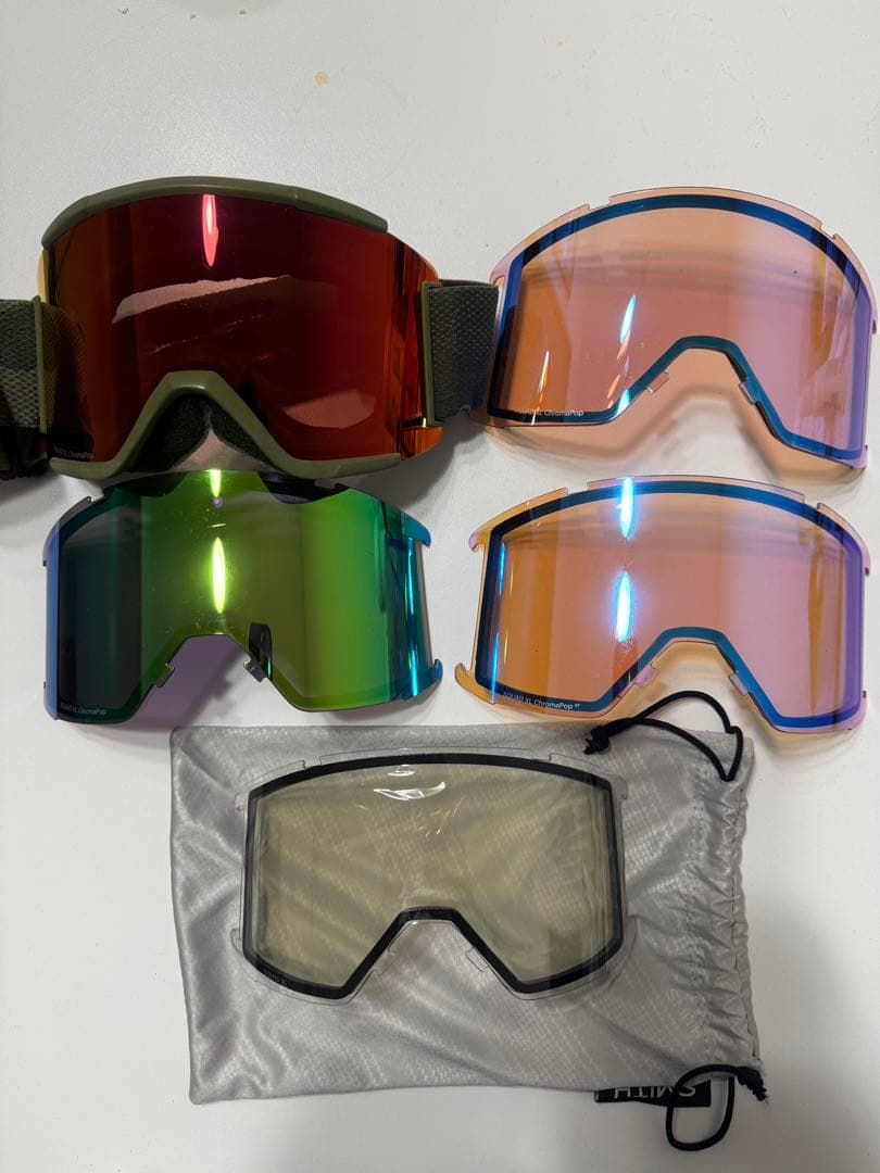 Smith SCAD XL 交換レンズ 5枚セット