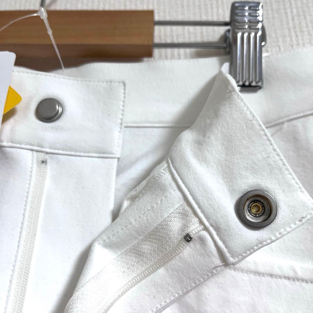 【タグ付き】ニューエラゴルフ テーパード ストレッチパンツ 白 M