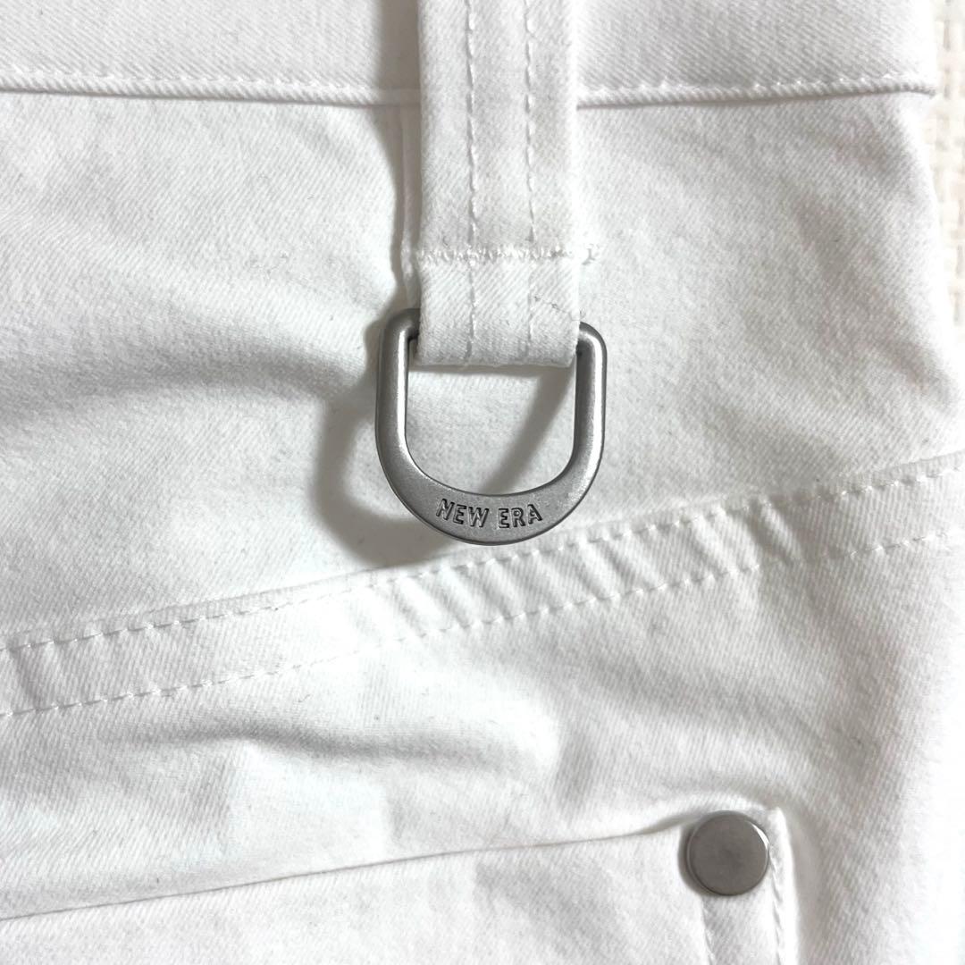 【タグ付き】ニューエラゴルフ テーパード ストレッチパンツ 白 M