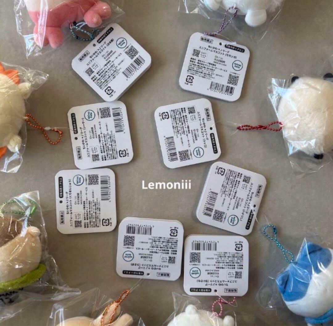 ちいかわxＪリーグ　ユニフォームマスコット　シーサー ラッコ うさぎ 応援　8点