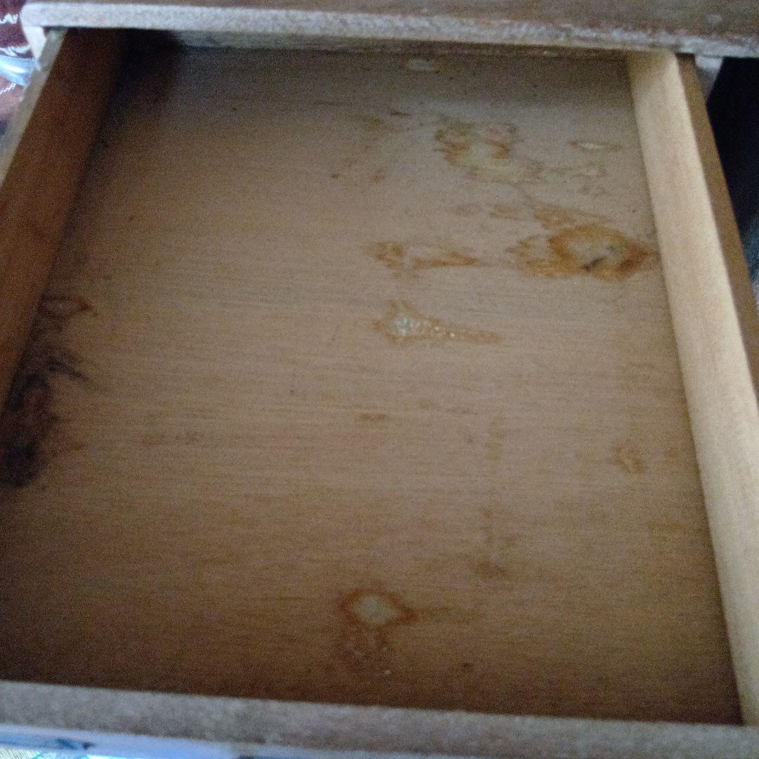 木製引き出しキャビネット 5段