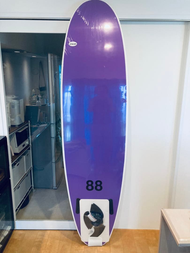 エイティーエイト 7.0ft ファンボード ホワイト パープル 88 初心者向け