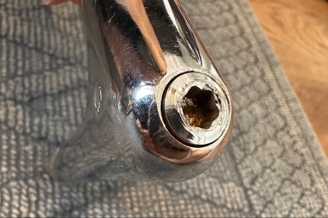 美品 NJS NITTO 日東 ステム 鉄 110mm 58度　②