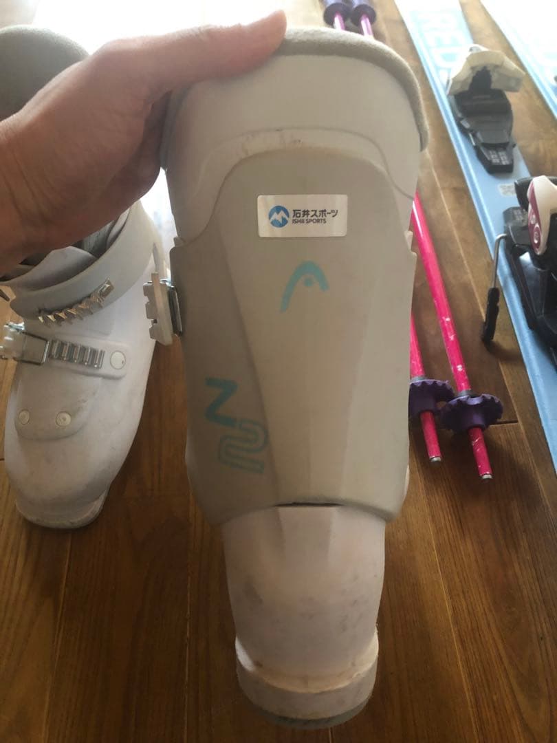Atomic Red GL スキー板と靴セット
