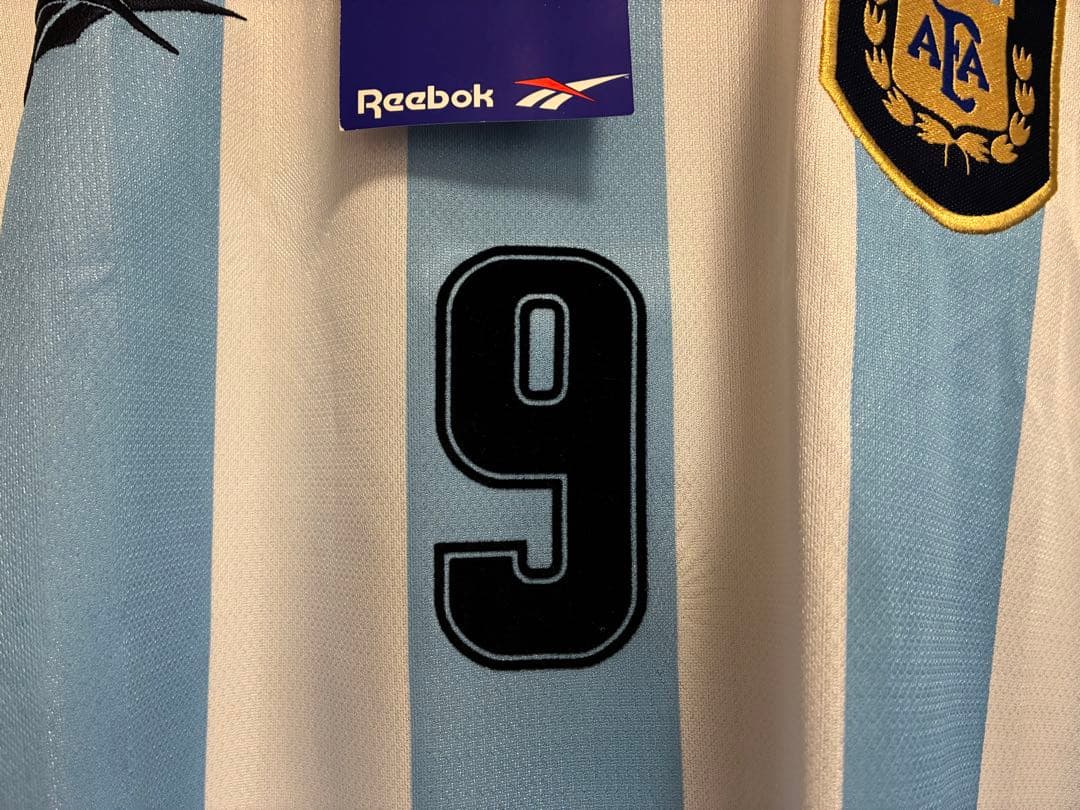 【新品・正規品】Reebok 99-00アルゼンチン9: バティストゥータ XL