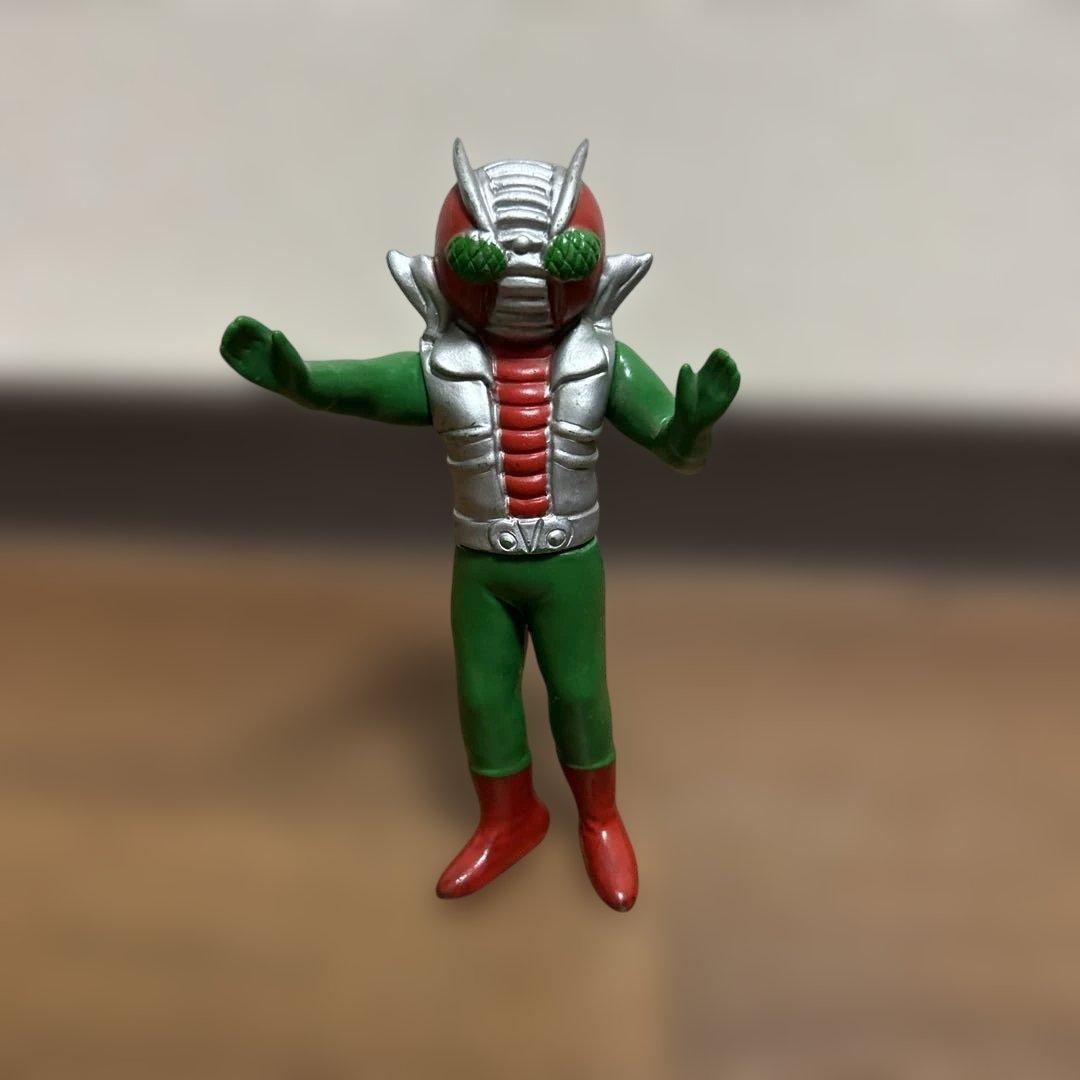 【当時物】【値下げ】仮面ライダー　V3 ソフビ　盆踊り