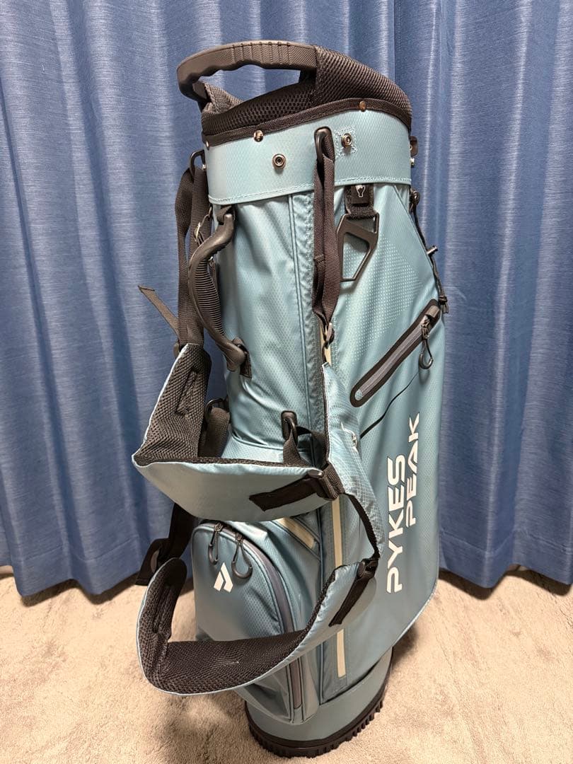 新品 未使用 キャディバッグ ゴルフ バッグ　スタンド 軽量 ネーム タグ 付き