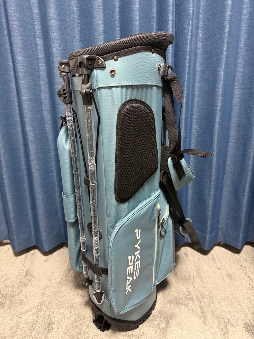 新品 未使用 キャディバッグ ゴルフ バッグ　スタンド 軽量 ネーム タグ 付き