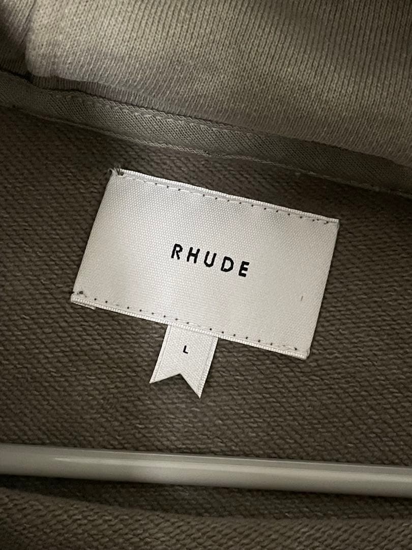 ウェア Rhude Tan Cropped Desert Valley Hoodie