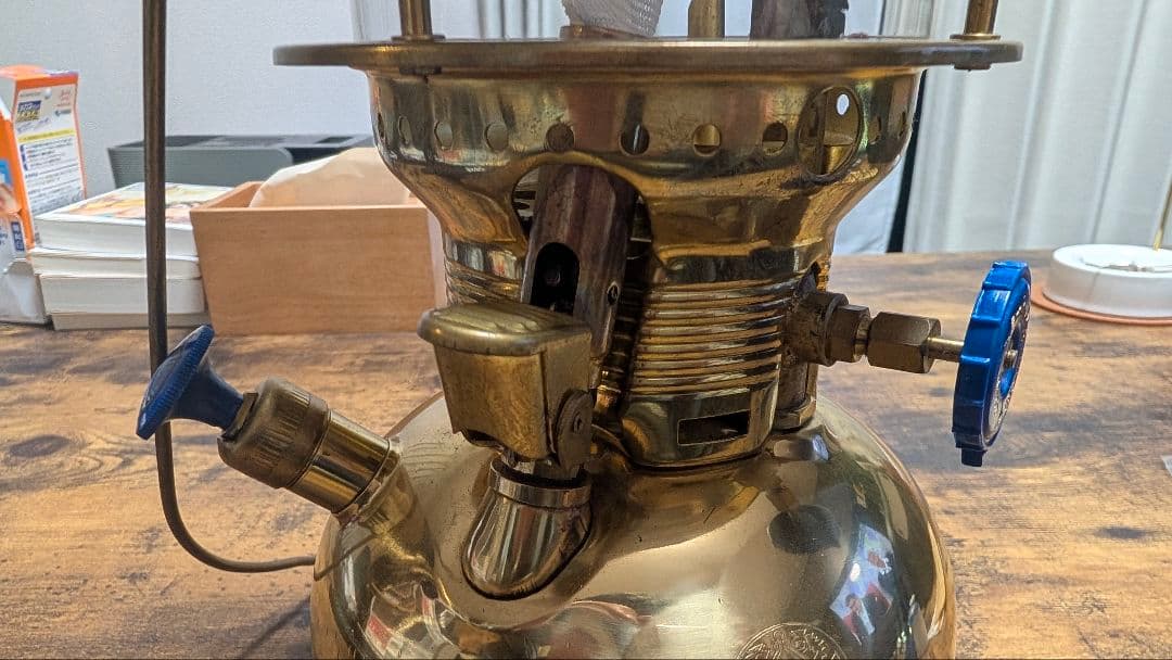 ★R★　Petromax HK500 ブラス（付属品+純正ケース他別売パー