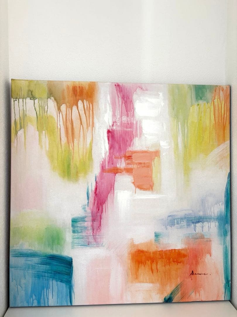 抽象アートパネル