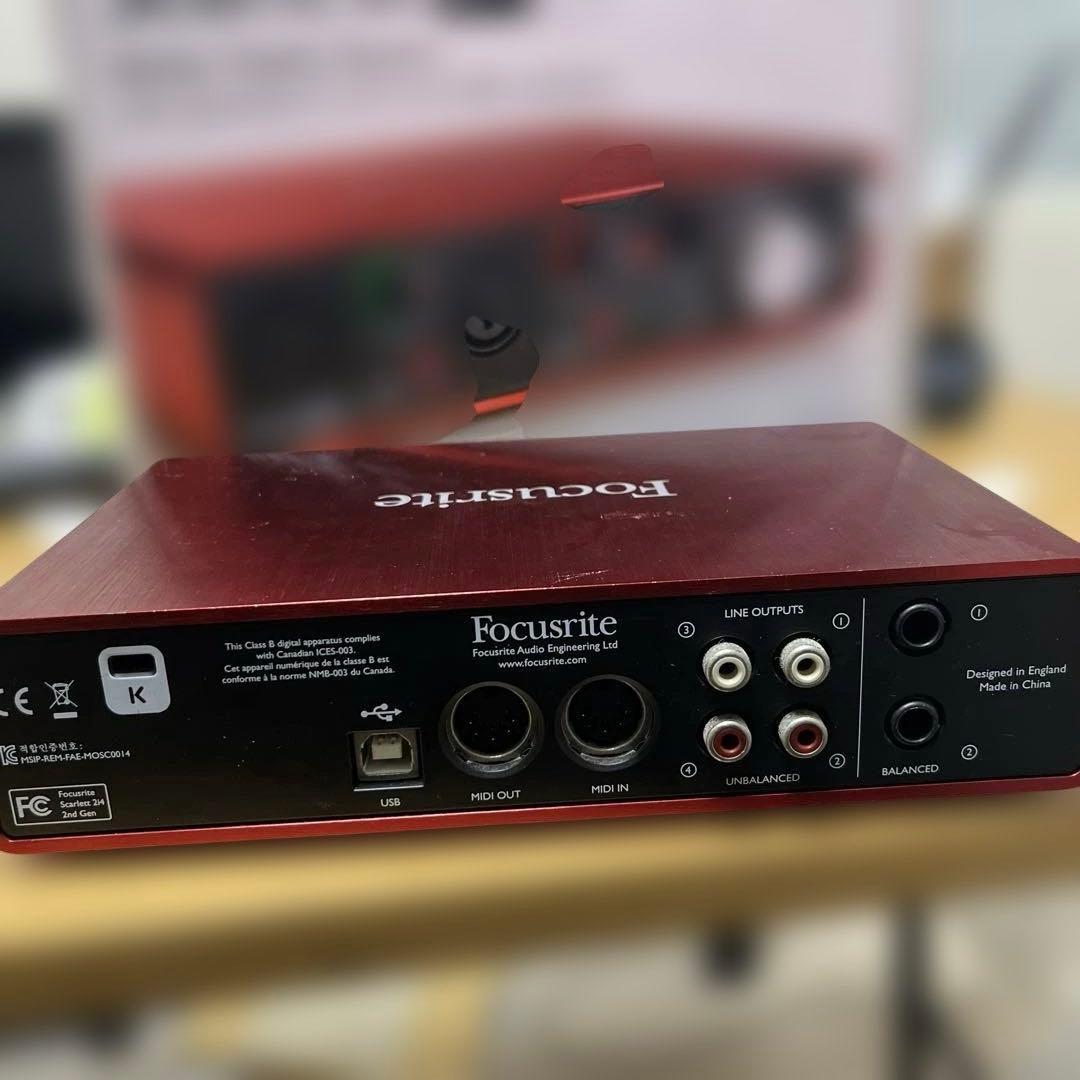 DTM・DAW Focusrite Scarlett2i4