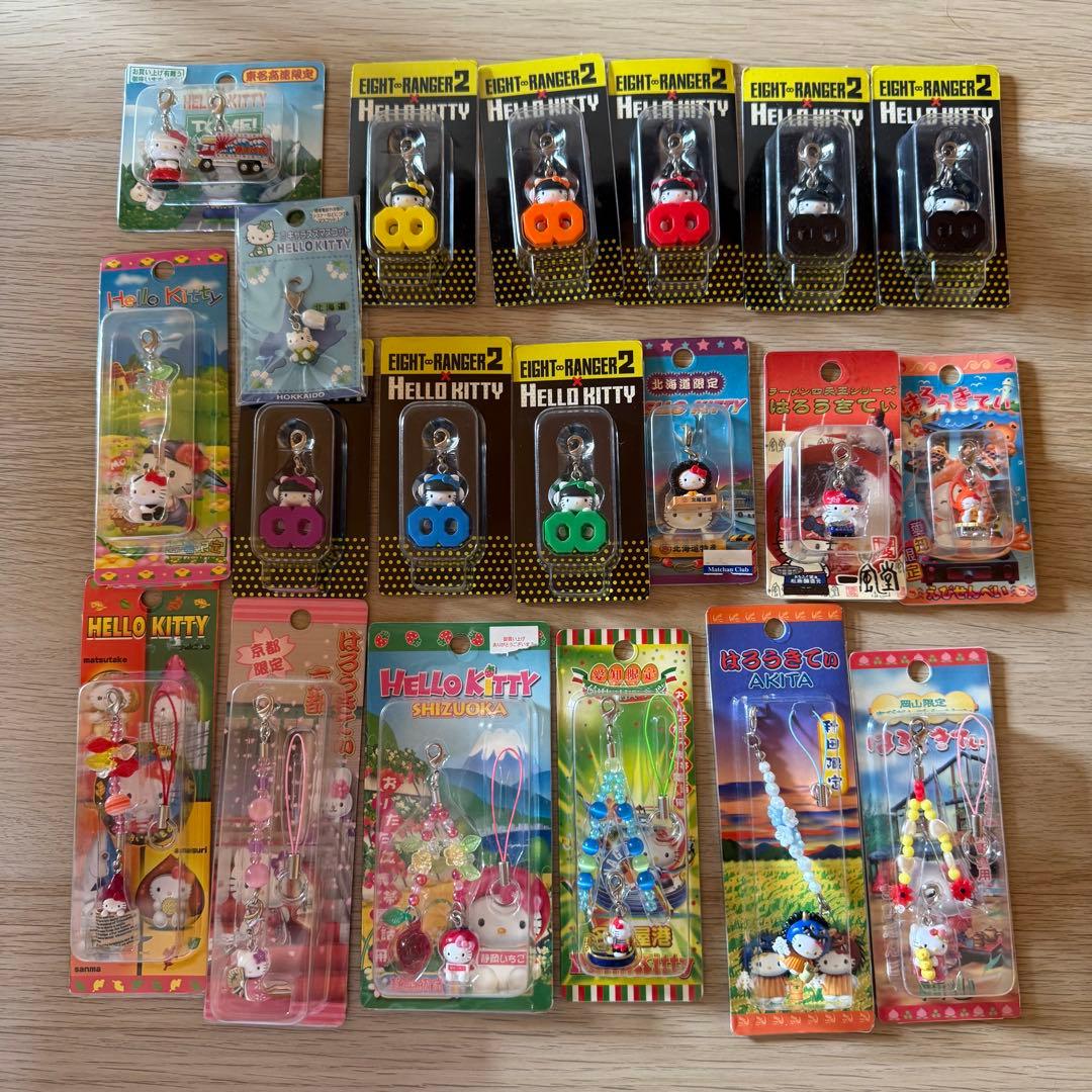 ハローキティ ファスナーマスコット　90個　わらび餅　ご当地キティ　レア