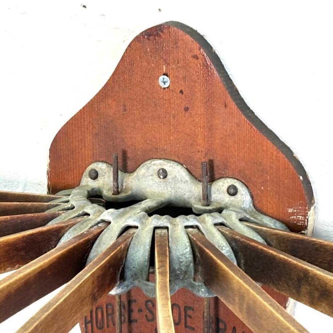 アメリカ ビンテージ壁掛ドライハンガー タオルハンガー古着アンティーク好きの方に