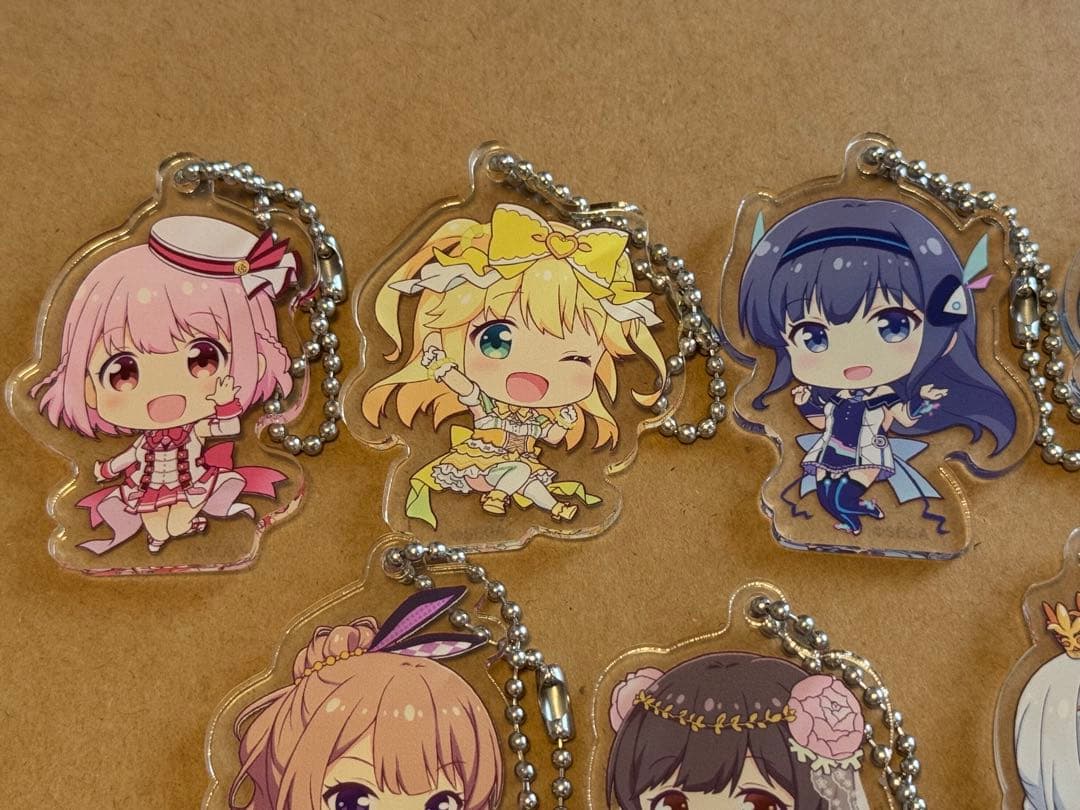 オンゲキ アクリルキーホルダー 全16種コンプリートセット