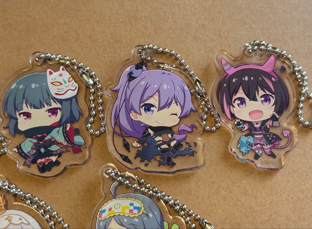 オンゲキ アクリルキーホルダー 全16種コンプリートセット