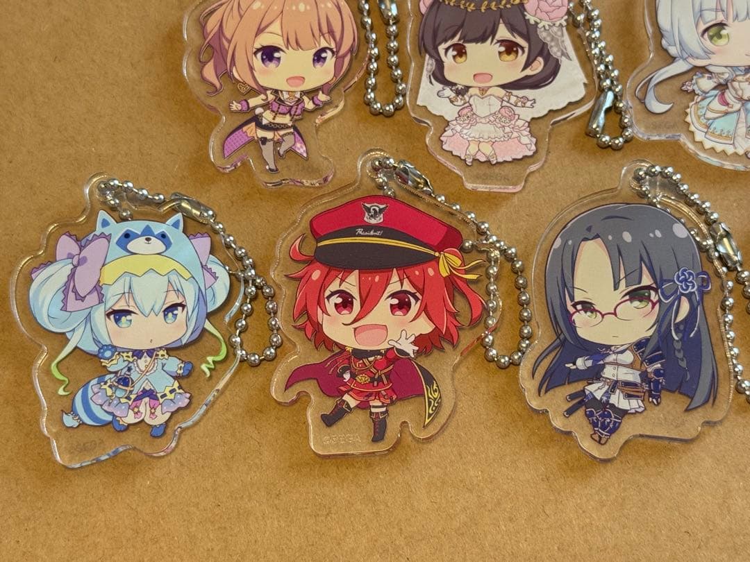 オンゲキ アクリルキーホルダー 全16種コンプリートセット