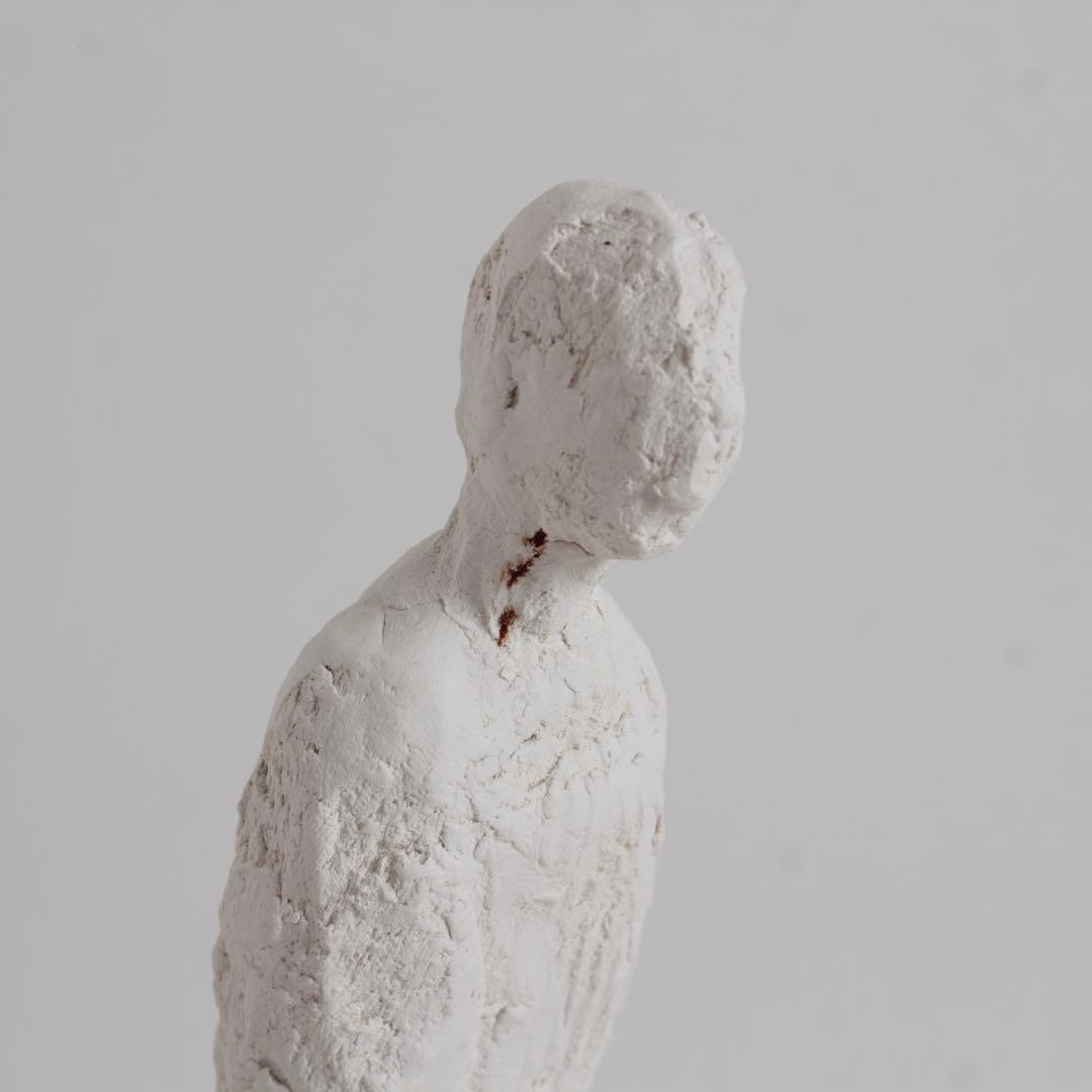 石塑粘土 人物像 プロトタイプ 現代美術 sculpture