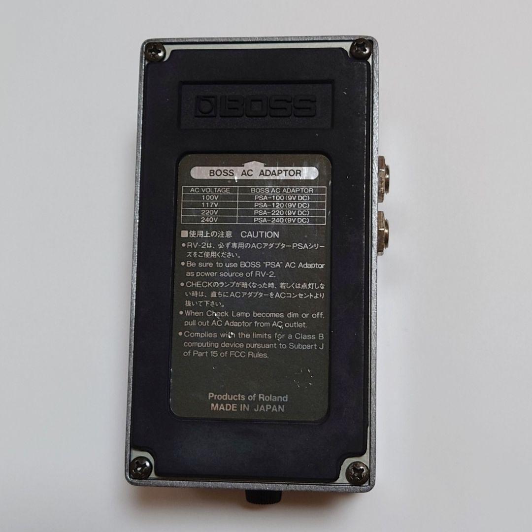 ●希少 BOSS RV-2 Digital Reverb 日本製 1987年