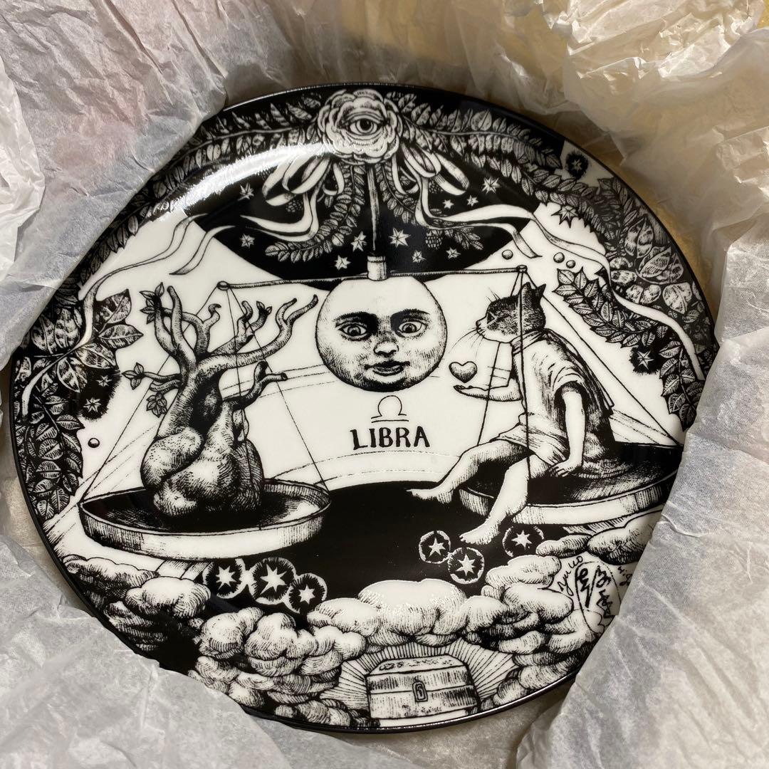 ヒグチユウコ 直筆サイン イラスト 複製画 ほんやのねこ・おみやげ　バッグ