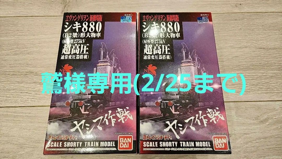 Bトレインショーティー　エヴァンゲリヲンシキ880 未開封新品2箱セット
