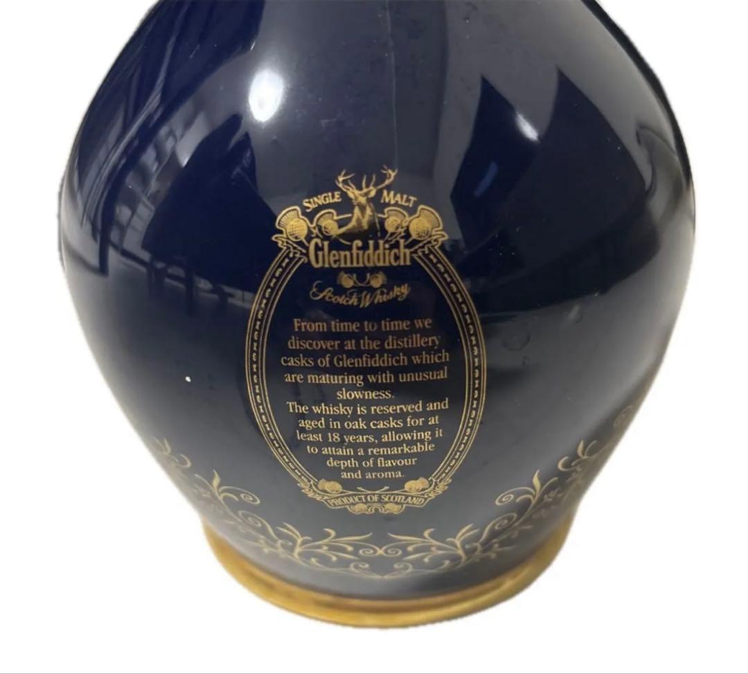 Glenfiddich グレンフィディック 18年 陶器ボトル 未開封 液面低下