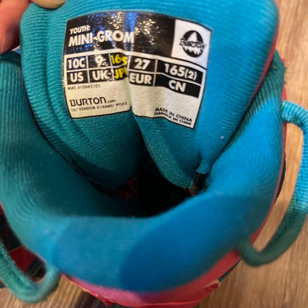Burton MINI GROM 子ども用スノーボードブーツ 16.5㎝
