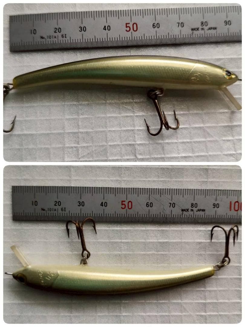 希少　健ミノー　オールドハンドメイドワカサギミノー　9㎝