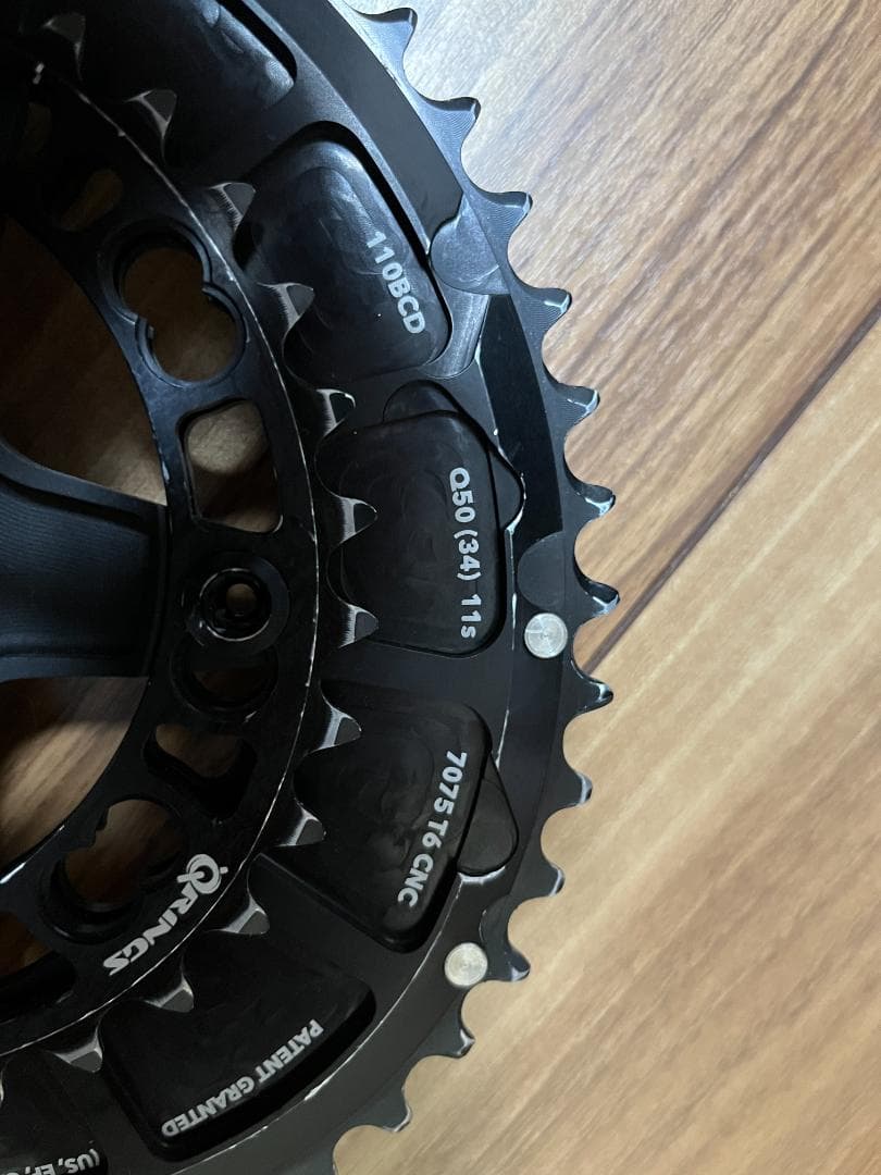 ROTOR 3D クランクセット QRINGS 50/34 170mm 24mm