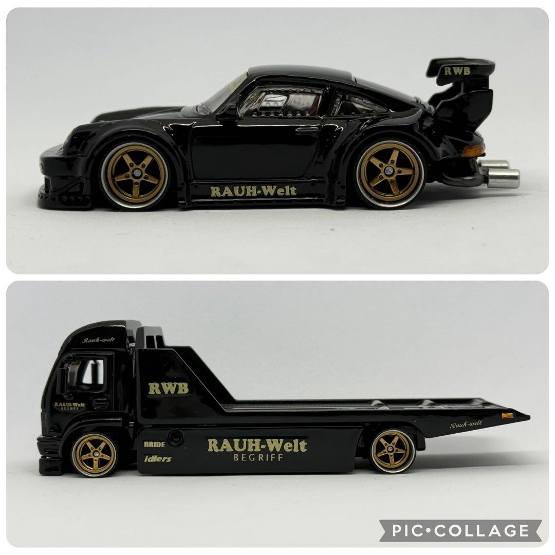 ホットウィール　RWB仕様ポルシェ＆エアロリフト