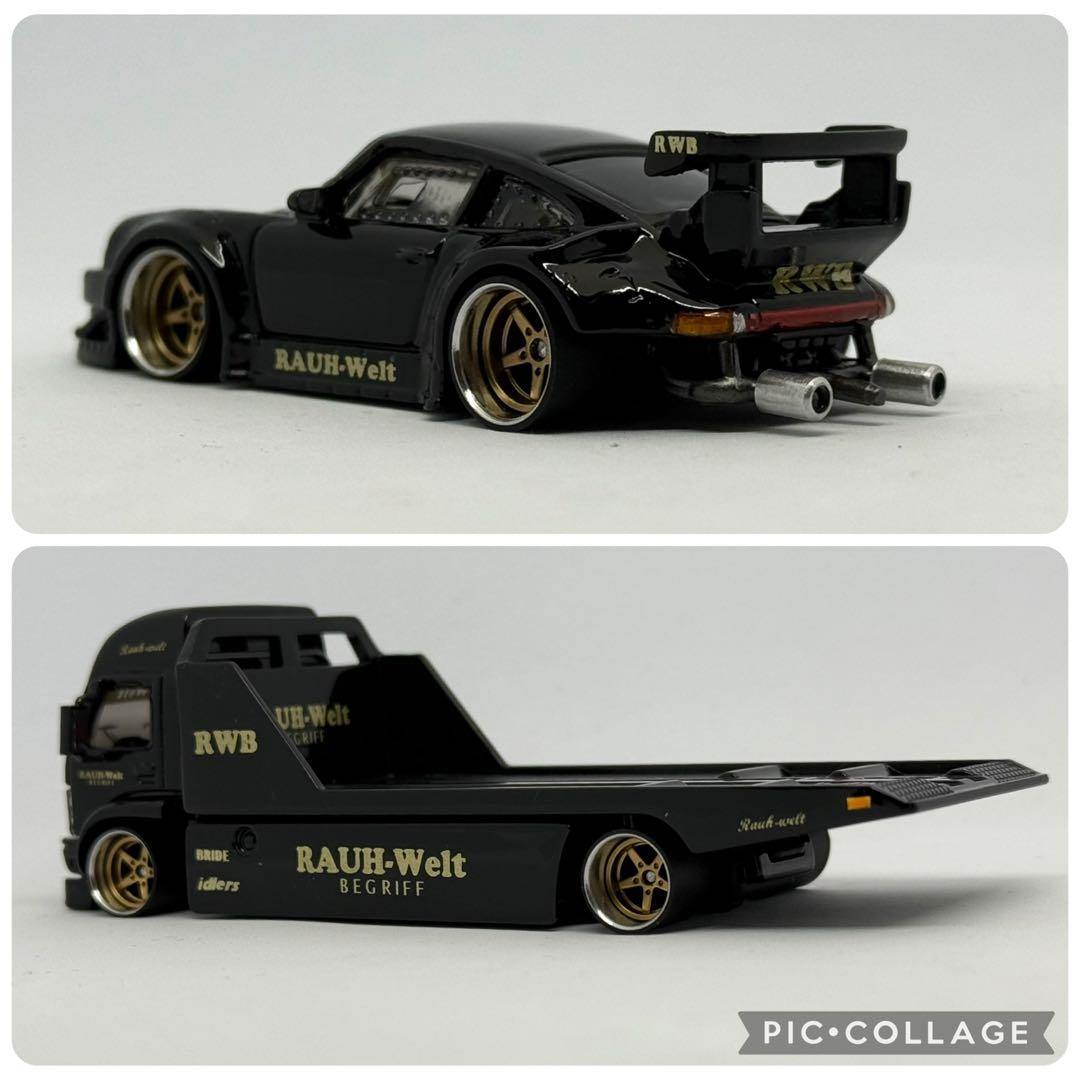 ホットウィール　RWB仕様ポルシェ＆エアロリフト