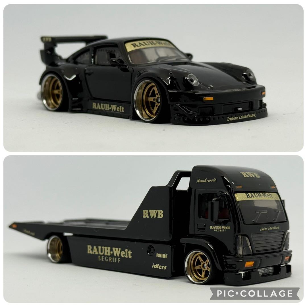 ホットウィール　RWB仕様ポルシェ＆エアロリフト