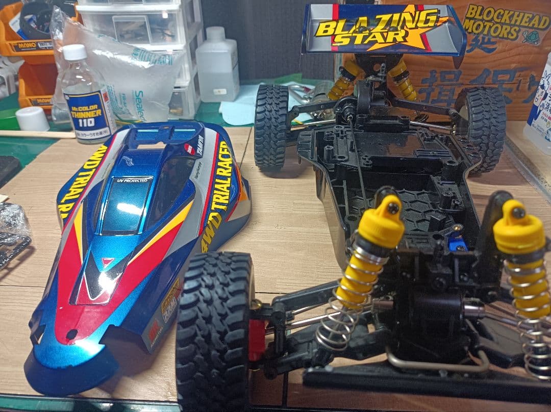 未走行 タミヤ ブレイジングスター オマケあり