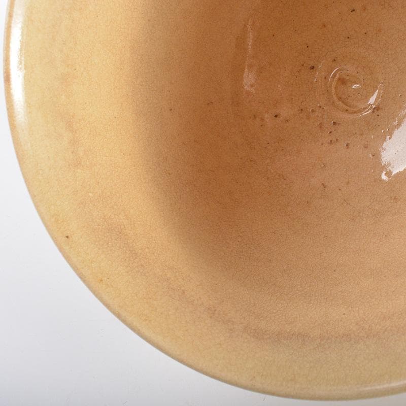 茶道具　京焼　野々村仁清造　鶴図　茶碗　表千家十三代即中斎極箱　D　R6792