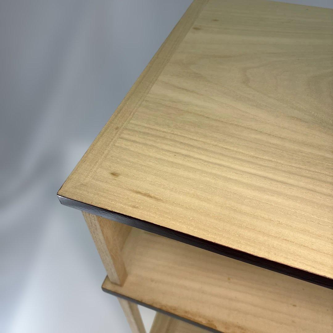 【中古品】而妙斎好 壺々透 二重棚 （紙箱）組立式USED〈税込•送料込〉