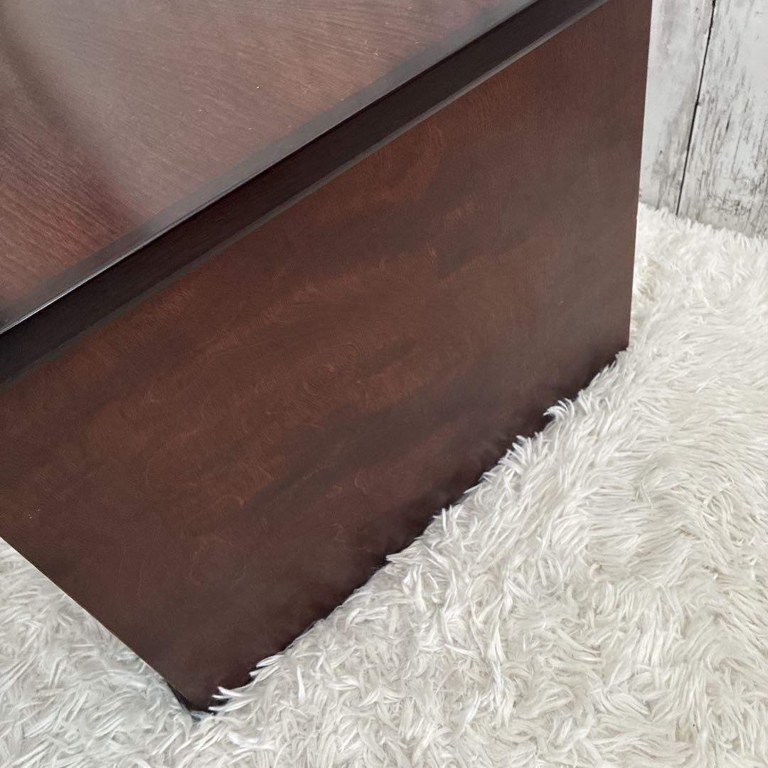 民芸調文机 書斎机 昭和レトロ アンティーク サクラ