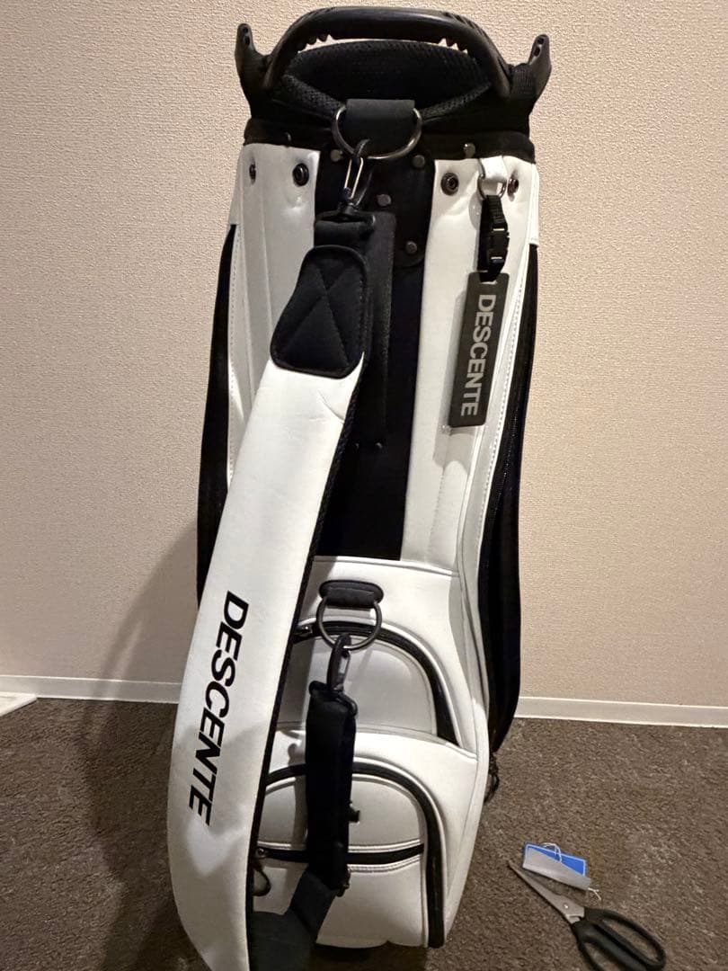 DESCENTE キャディバッグ ホワイト
