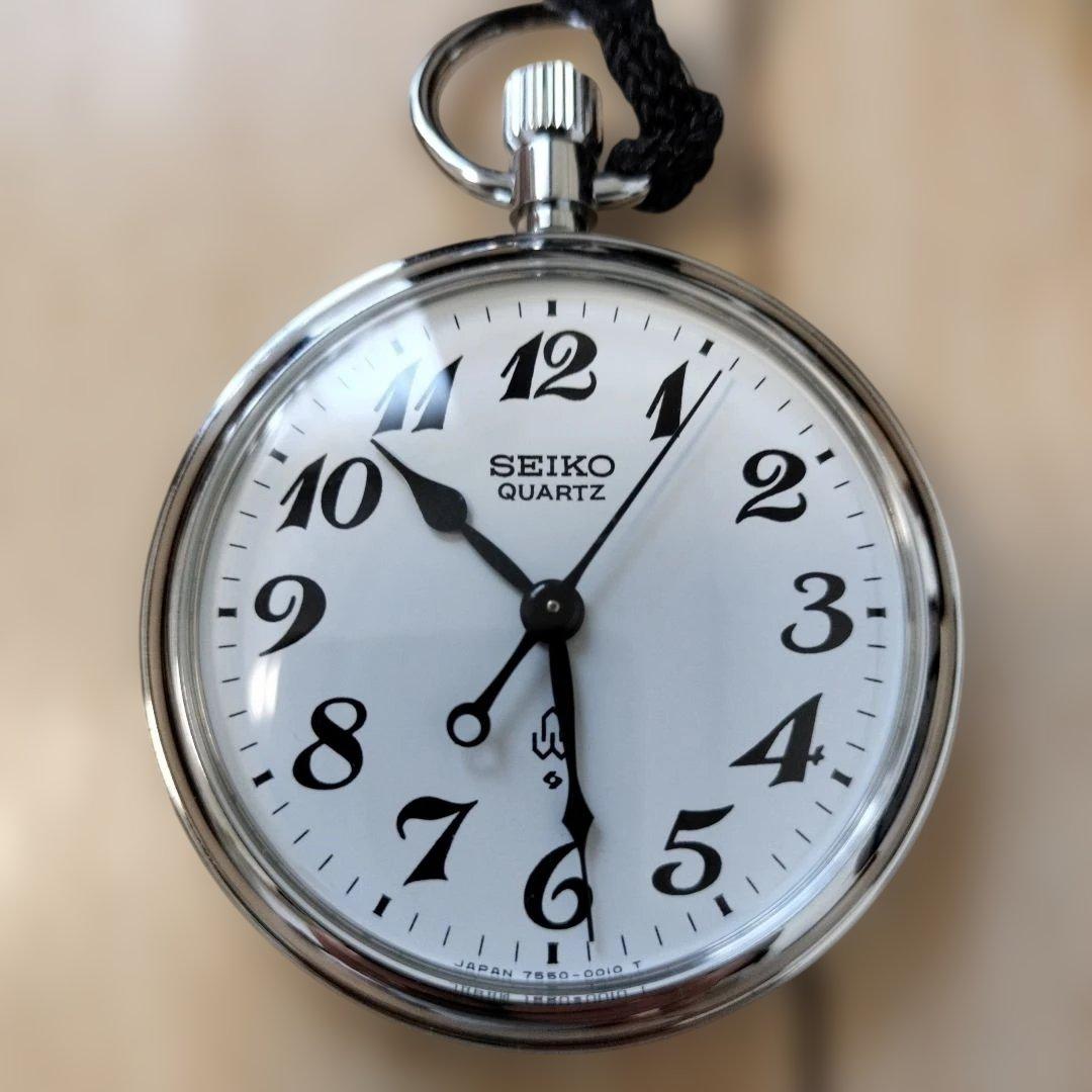 SEIKO WATCH 鉄道時計 シルバー