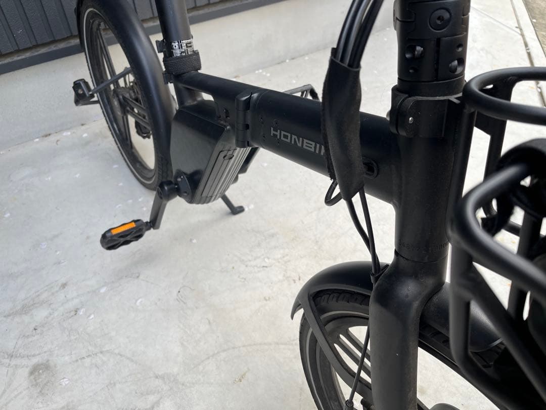 【KDさま専用】HONBIKE/美品/電動アシスト自転車/付属品多数/黒