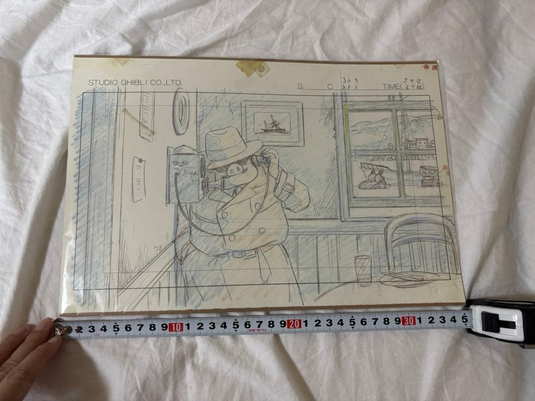 スタジオジブリ 紅の豚　実寸レプリカ　レイアウト